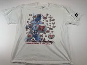 Vintage 1998 Mark McGwire‎ Starter T Shirt Sultan of Swing MLB Size L